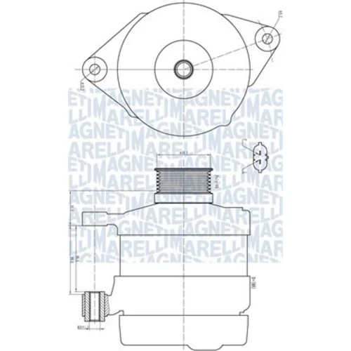 Alternátor MAGNETI MARELLI 063732192010