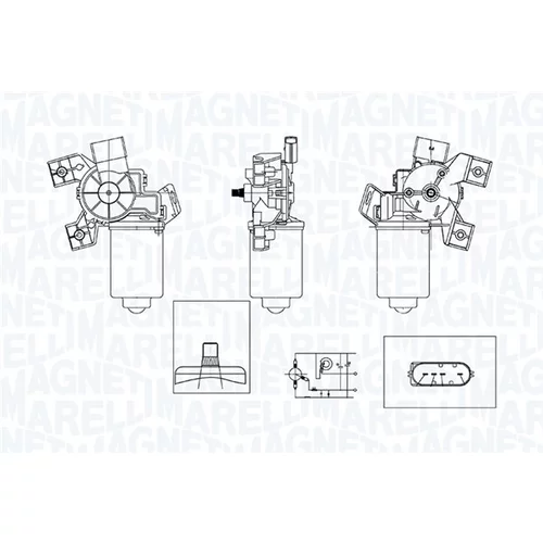 Motor stieračov MAGNETI MARELLI 064371200010