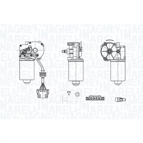 Motor stieračov MAGNETI MARELLI 064372700010