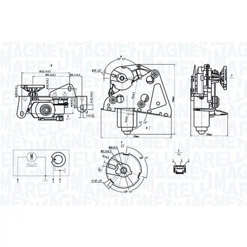 Motor stieračov MAGNETI MARELLI 064374400010