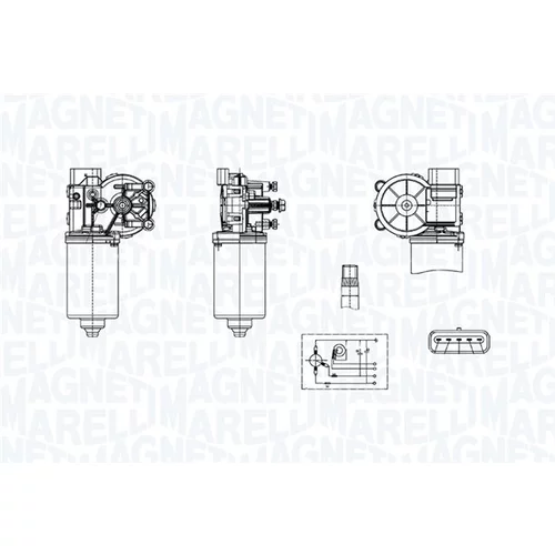 Motor stieračov MAGNETI MARELLI 064376400010