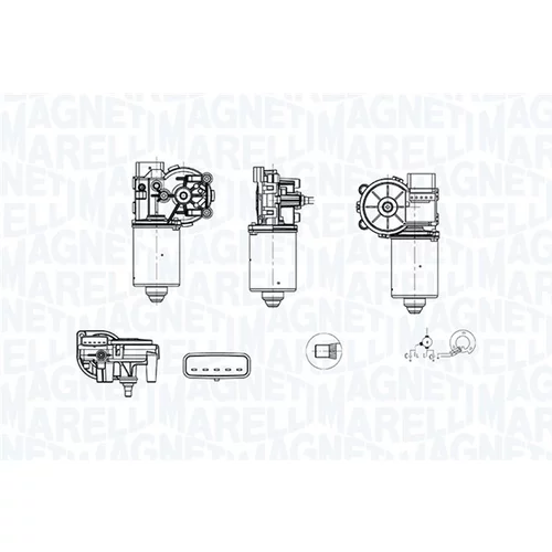 Motor stieračov MAGNETI MARELLI 064379100010 - obr. 1