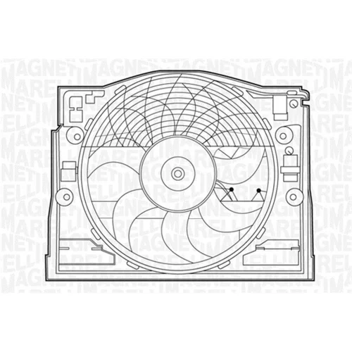 Ventilátor chladenia motora MAGNETI MARELLI 069422273010