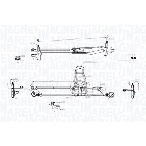 Mechanizmus stieračov MAGNETI MARELLI 085570729010 - obr. 1