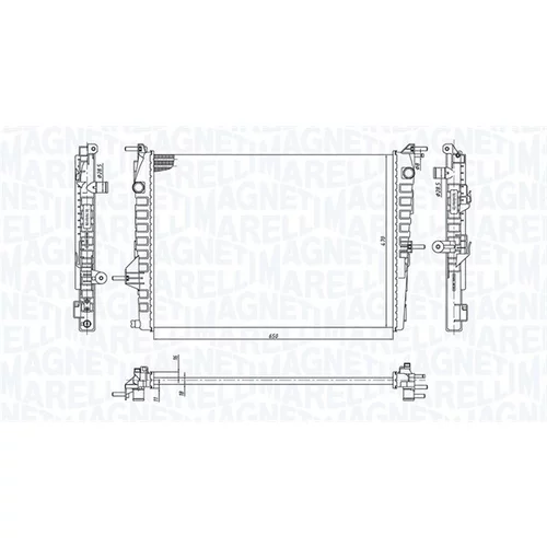 Chladič motora MAGNETI MARELLI 350213199300 - obr. 1