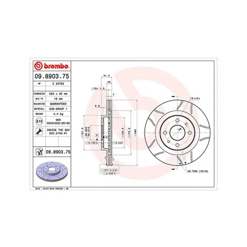 Brzdový kotúč MAGNETI MARELLI 360406099405