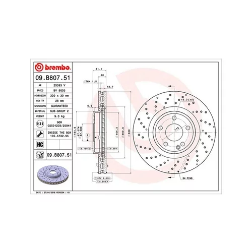 Brzdový kotúč MAGNETI MARELLI 360406114801