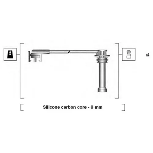 Sada zapaľovacích káblov MAGNETI MARELLI 941185150773