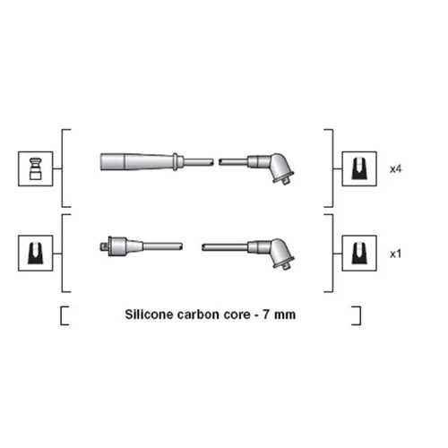 Sada zapaľovacích káblov MAGNETI MARELLI 941318111185 - obr. 1