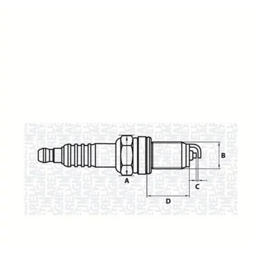 Zapaľovacia sviečka MAGNETI MARELLI 062000768304