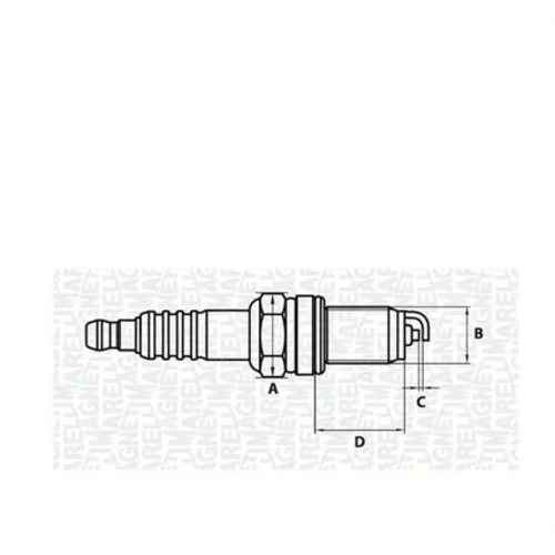 Zapaľovacia sviečka MAGNETI MARELLI 062000769304