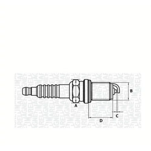 Zapaľovacia sviečka MAGNETI MARELLI 062000782304