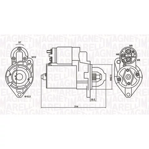 Štartér MAGNETI MARELLI 063720879010