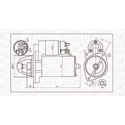 Štartér MAGNETI MARELLI 063721202010