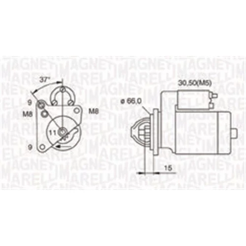 Štartér MAGNETI MARELLI 063721260010