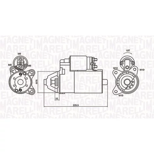 Štartér MAGNETI MARELLI 063721336010