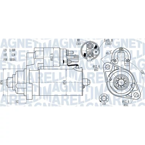 Štartér 063721393010 (MAGNETI MARELLI)