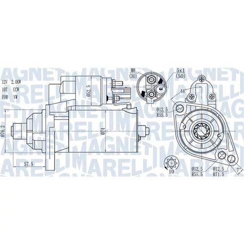 Štartér MAGNETI MARELLI 063721397010