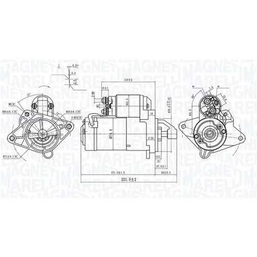 Štartér MAGNETI MARELLI 063721415010