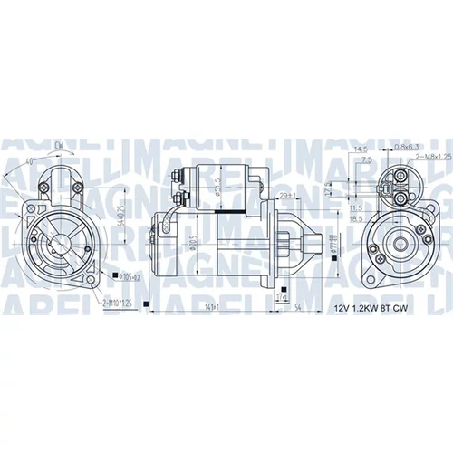 Štartér MAGNETI MARELLI 063721433010