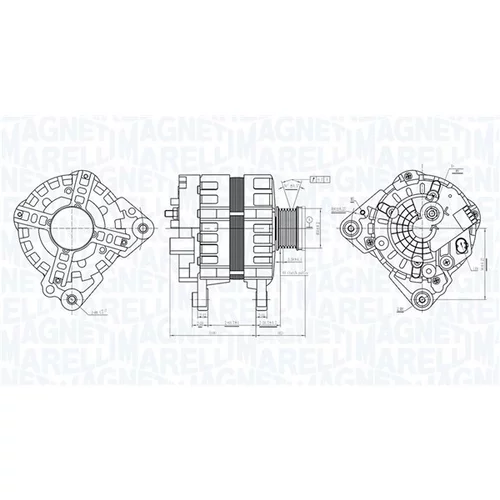 Alternátor MAGNETI MARELLI 063736232010