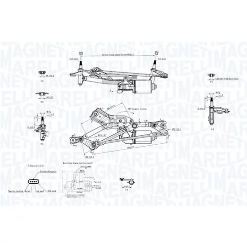 Systém čistenia skiel MAGNETI MARELLI 064351734010 - obr. 2