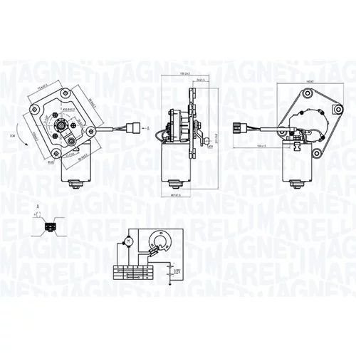 Motor stieračov MAGNETI MARELLI 064374900010