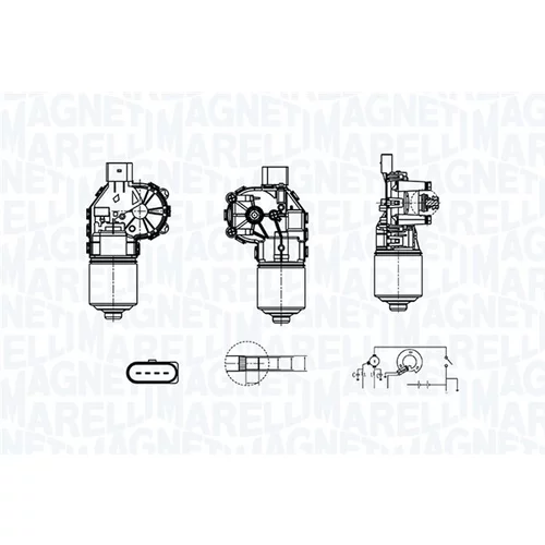 Motor stieračov MAGNETI MARELLI 064380000010