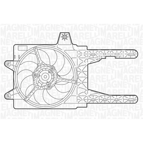 Ventilátor chladenia motora MAGNETI MARELLI 069402312010