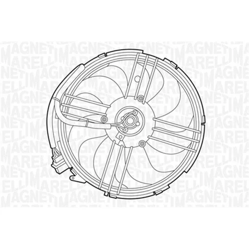 Ventilátor chladenia motora MAGNETI MARELLI 069422264010