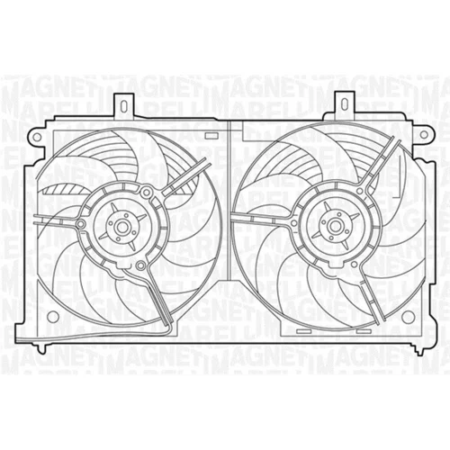 Ventilátor chladenia motora MAGNETI MARELLI 069422374010