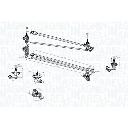 Mechanizmus stieračov MAGNETI MARELLI 085570713010 - obr. 2