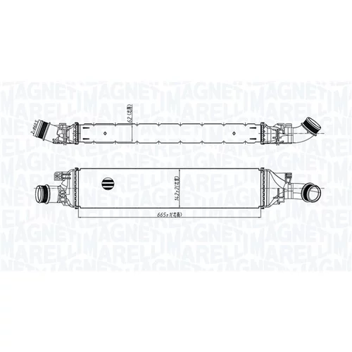 Chladič plniaceho vzduchu MAGNETI MARELLI 351319205600