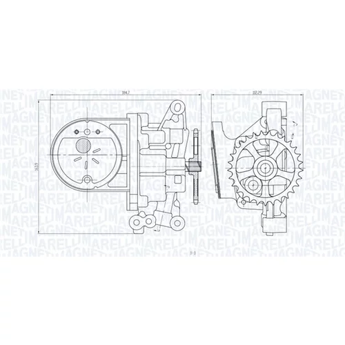 Olejové čerpadlo 351516000059 (MAGNETI MARELLI) - obr. 1