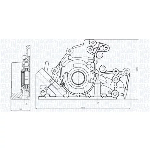 Olejové čerpadlo 351516000086 (MAGNETI MARELLI)