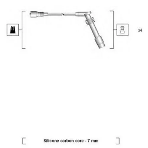Sada zapaľovacích káblov MAGNETI MARELLI 941125400690