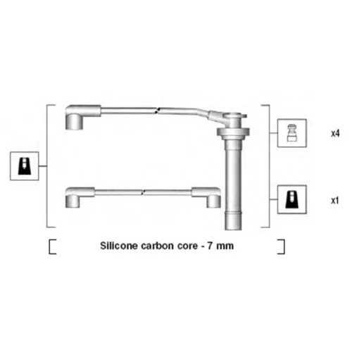 Sada zapaľovacích káblov MAGNETI MARELLI 941295040853