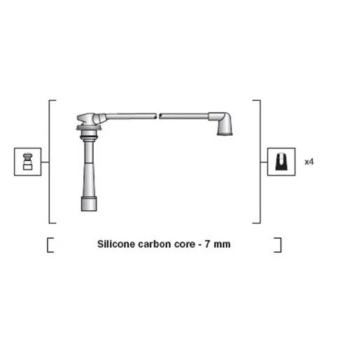Sada zapaľovacích káblov MAGNETI MARELLI 941318111151