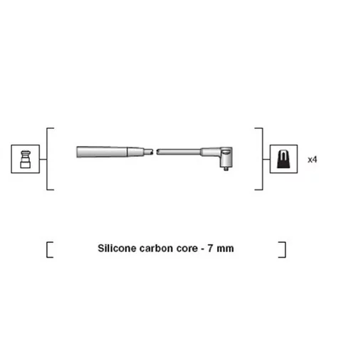 Sada zapaľovacích káblov MAGNETI MARELLI 941318111215