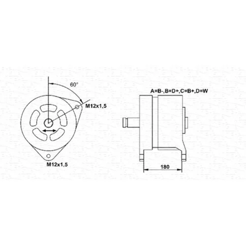 Alternátor MAGNETI MARELLI 943356258010