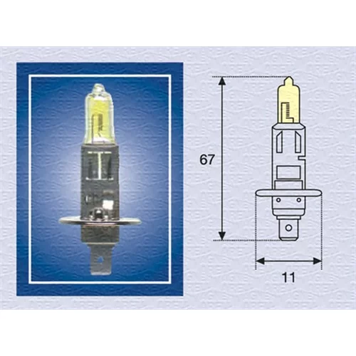 Žiarovka pre diaľkový svetlomet MAGNETI MARELLI 002571100000