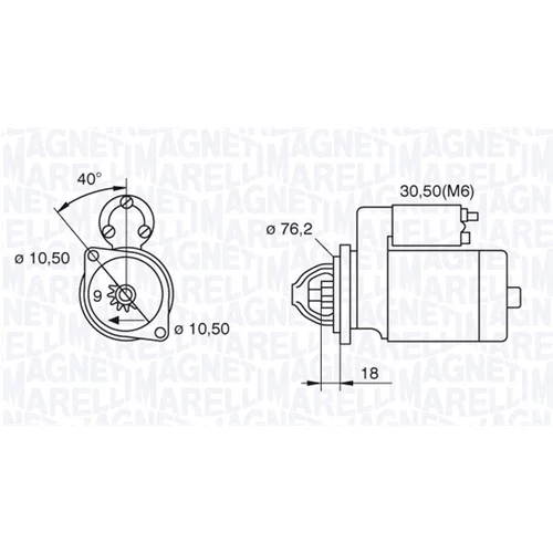 Štartér MAGNETI MARELLI 063521074300