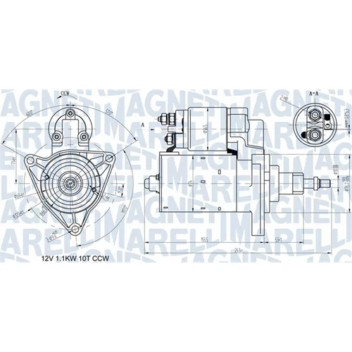 Štartér MAGNETI MARELLI 063720597010