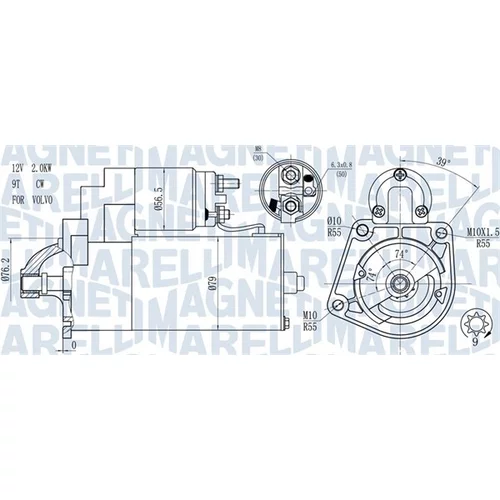 Štartér MAGNETI MARELLI 063721271010