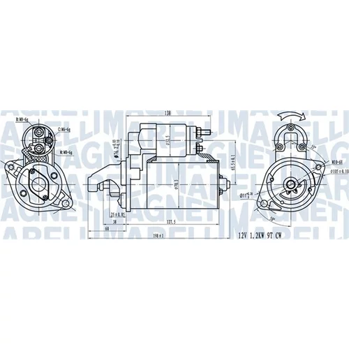 Štartér MAGNETI MARELLI 063721413010