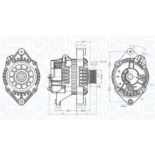 Alternátor MAGNETI MARELLI 063730861010