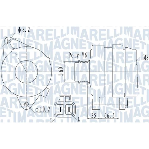 Alternátor MAGNETI MARELLI 063732010010