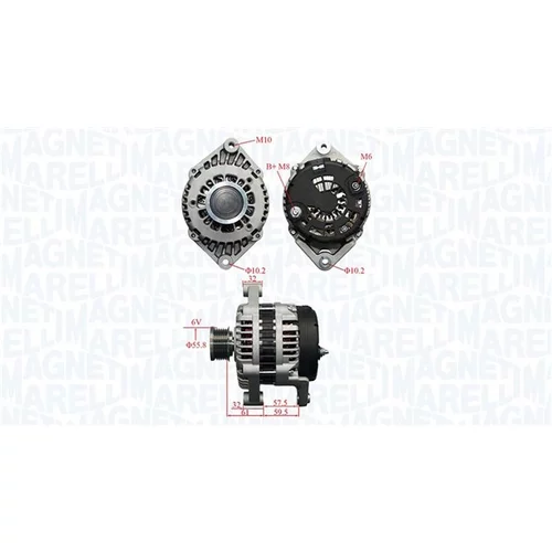 Alternátor MAGNETI MARELLI 063735380010