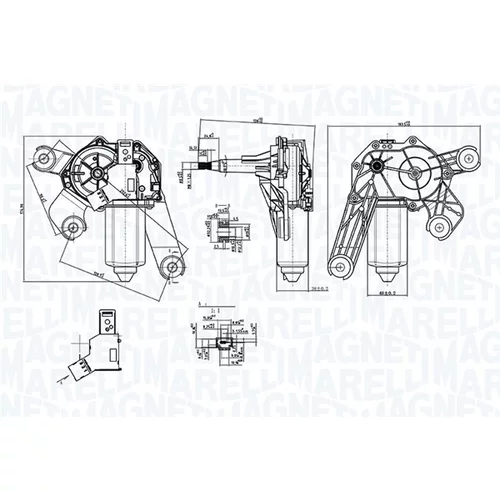 Motor stieračov MAGNETI MARELLI 064074100010