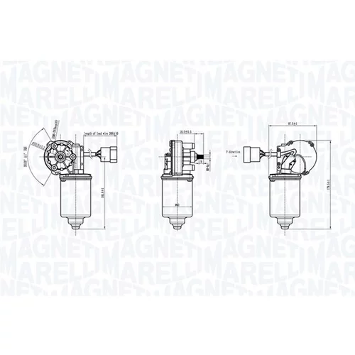 Motor stieračov MAGNETI MARELLI 064370500010 - obr. 3